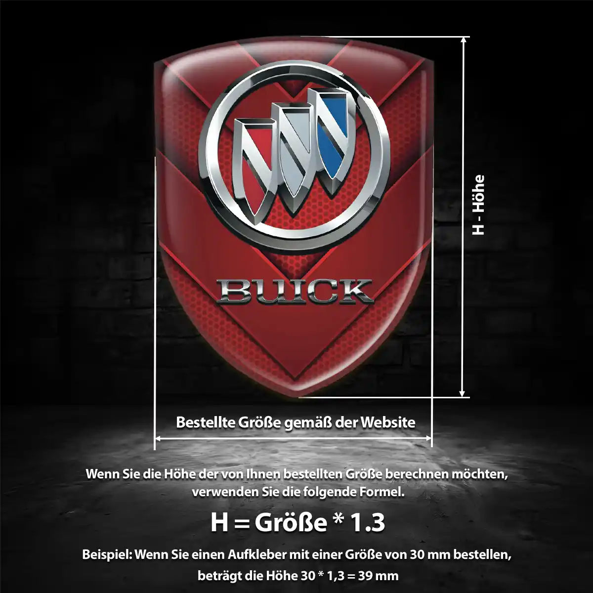 Buick Embleme Auto Premiumqualität