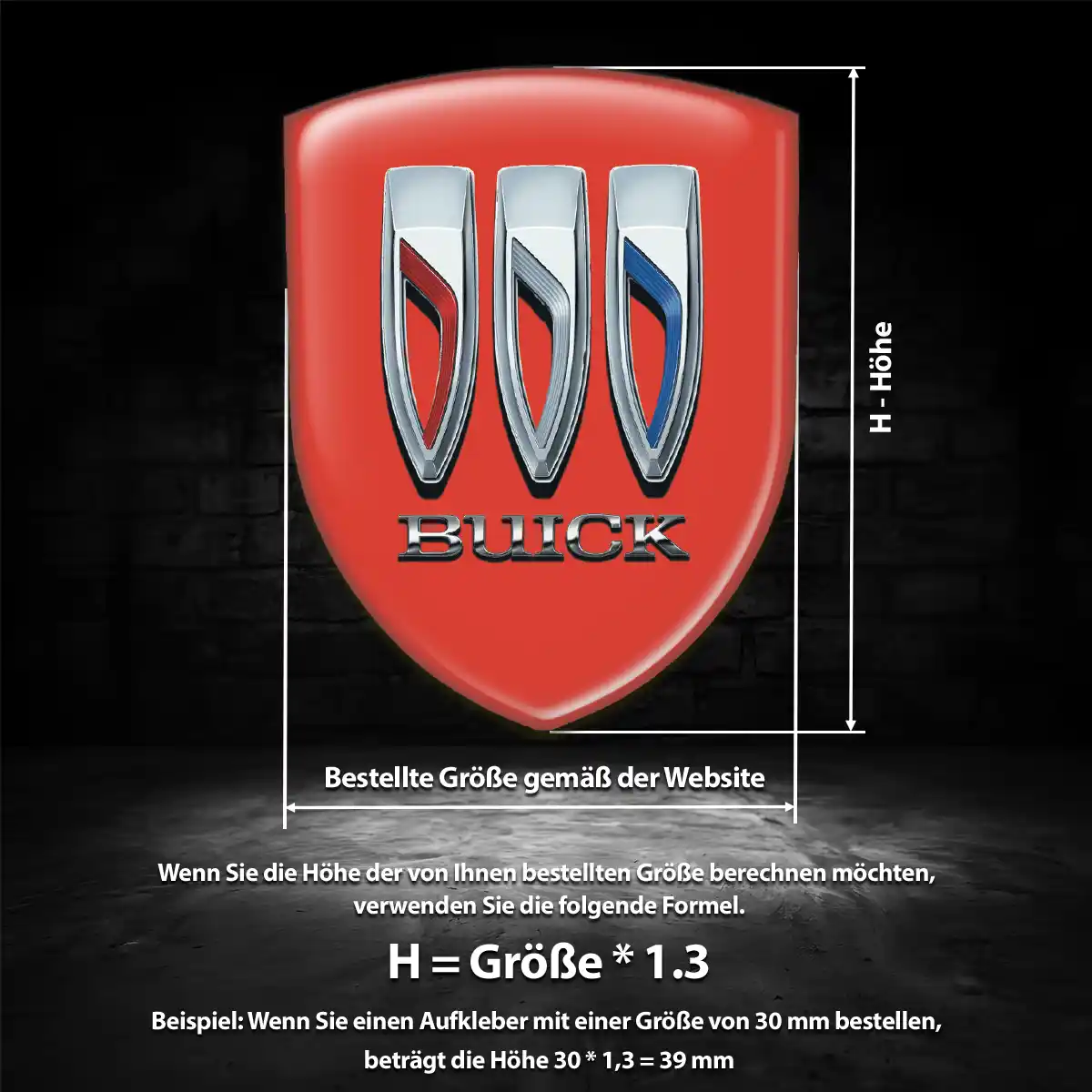 Buick Embleme Auto Tuningfahrzeug