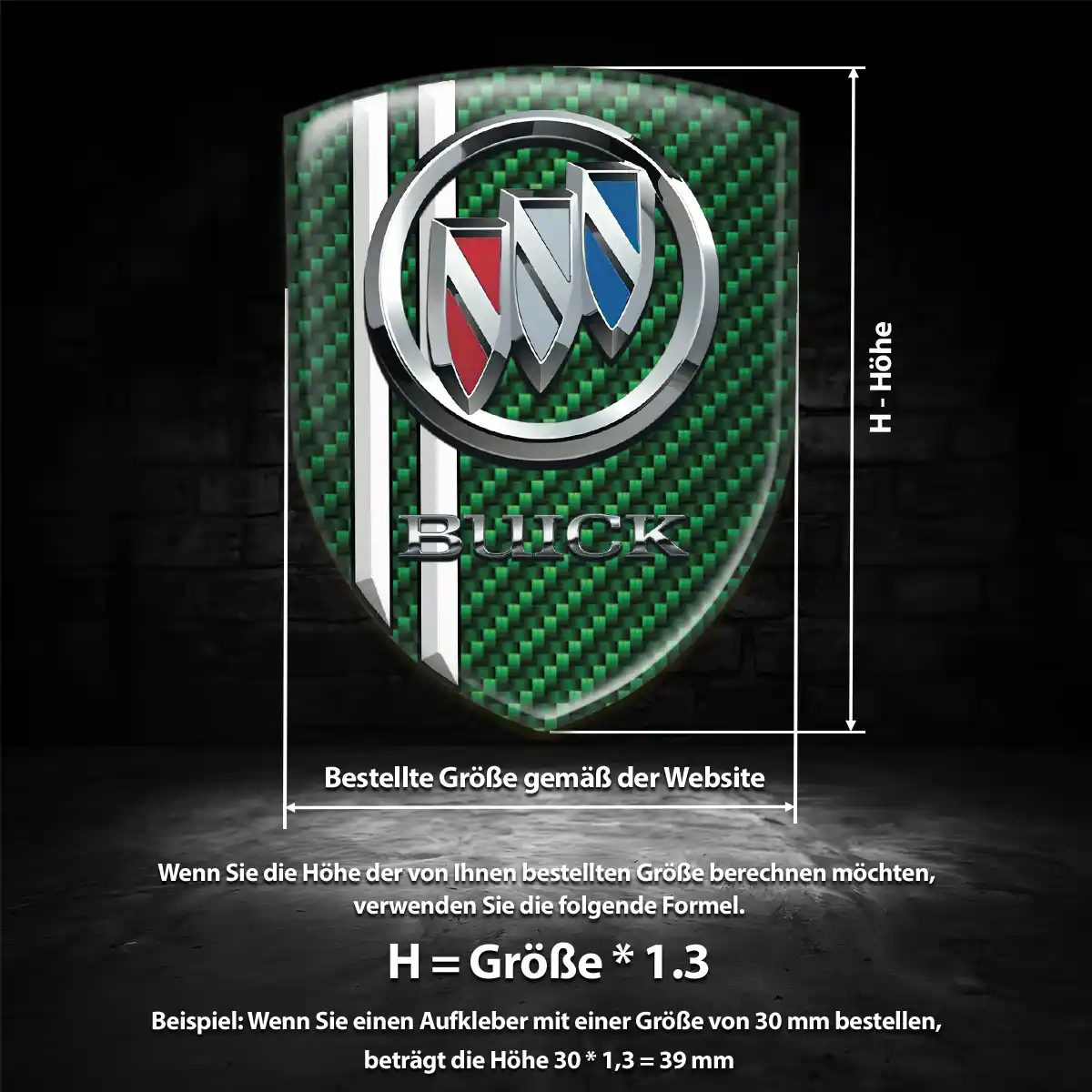 Buick Embleme Hochwertiges Harz