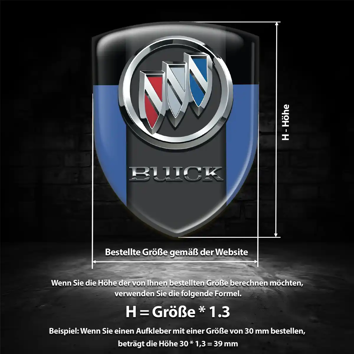 Buick Embleme Interieurdesign