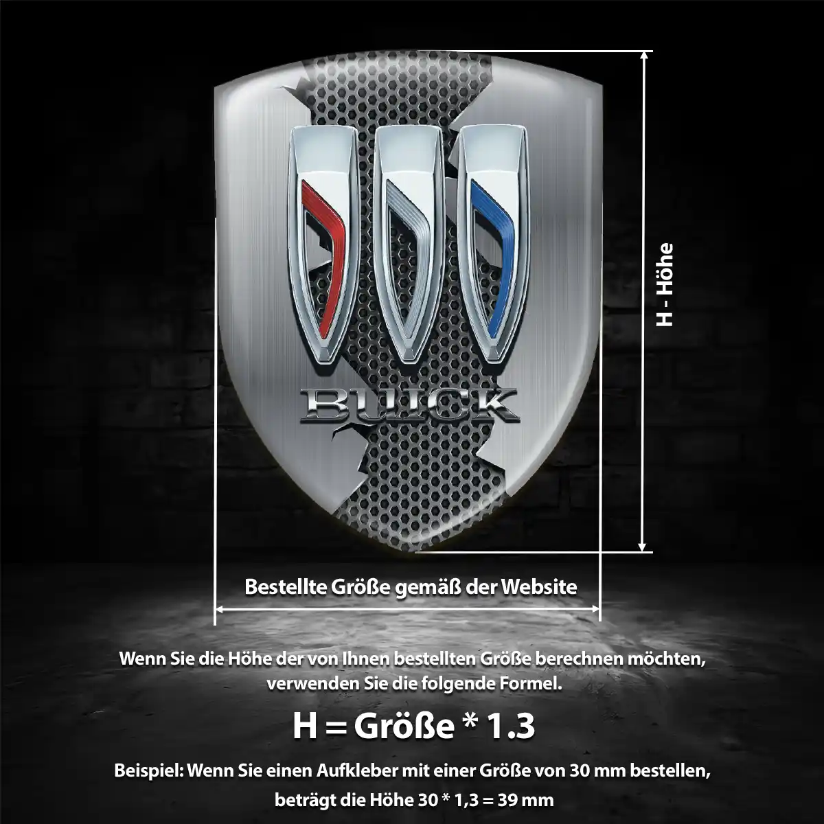 Buick Embleme Premiumqualität