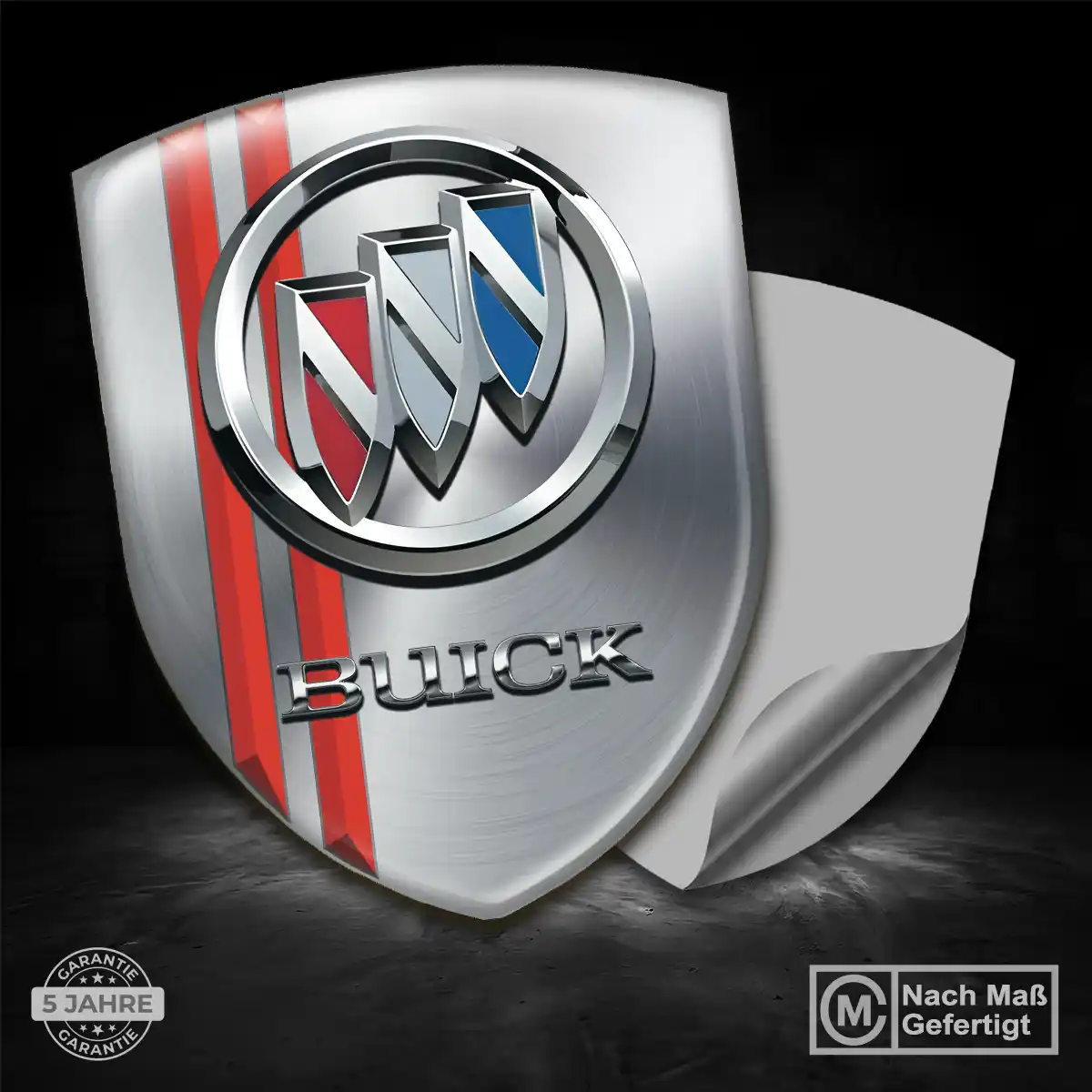 Buick Embleme Silikon Aufkleber Auto Tuningfahrzeug