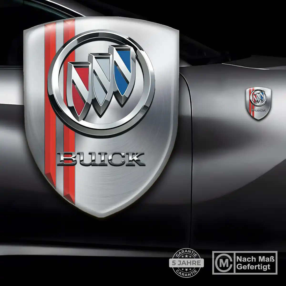 Buick Embleme Silikon Aufkleber Auto Tuningfahrzeug