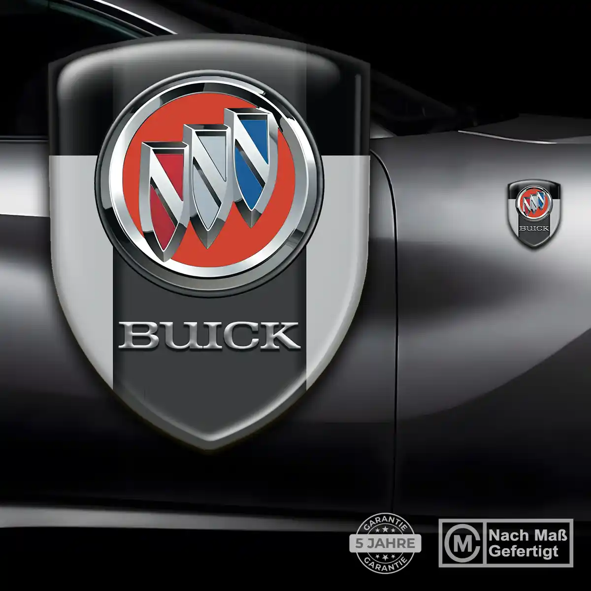 Buick Embleme Silikon Aufkleber Hochwertiges Harz