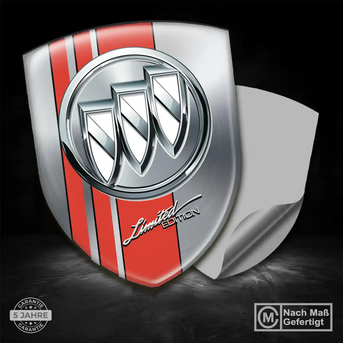 Buick Embleme Silikon Aufkleber Limitierte Auflage