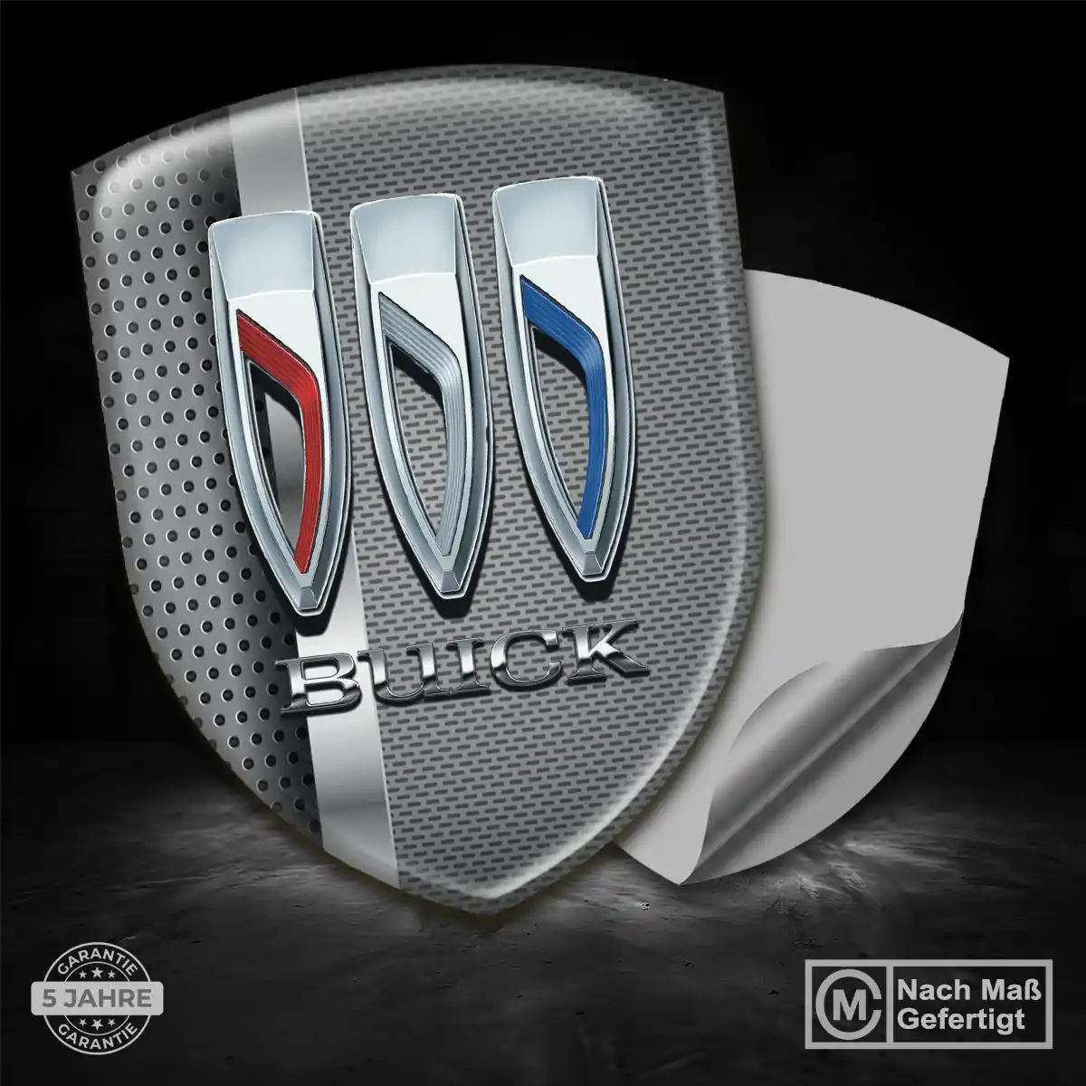 Buick Embleme Silikon Aufkleber Markenedition