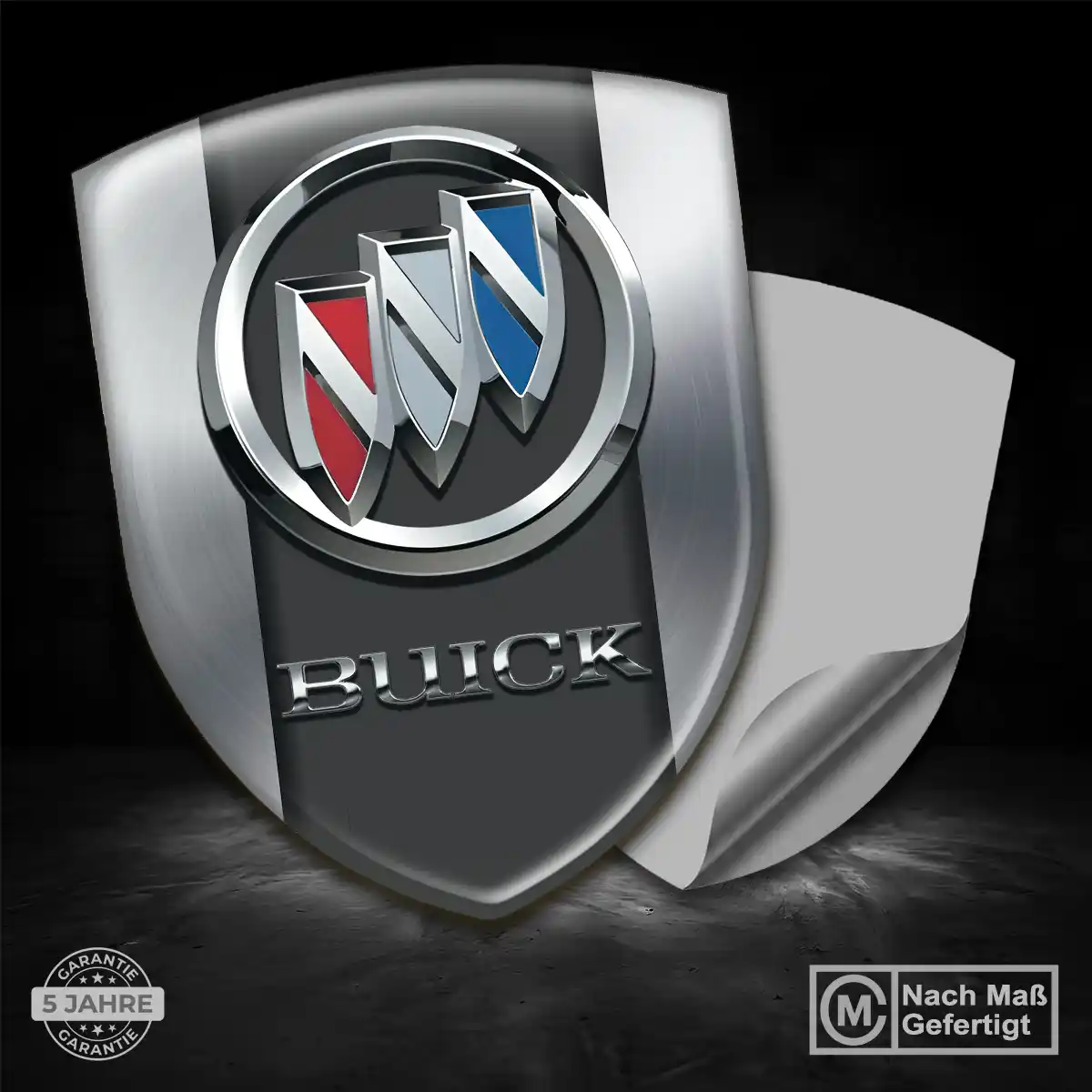 Buick Embleme Silikon Aufkleber Tuningfahrzeug