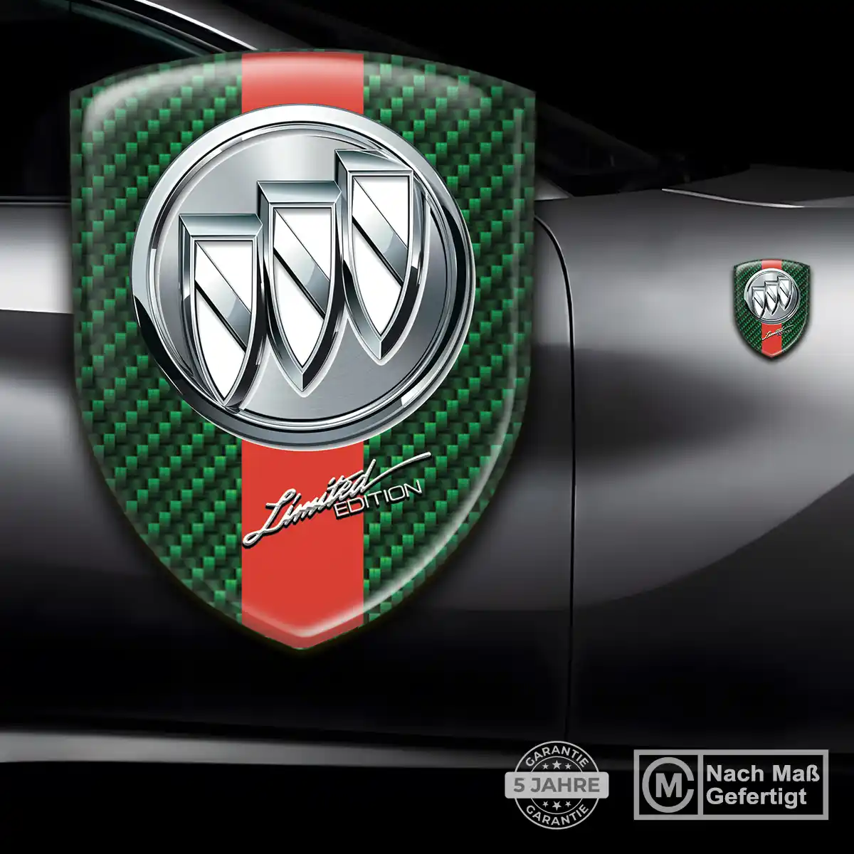 Buick Silikon Aufkleber Embleme Auto Premiumqualität
