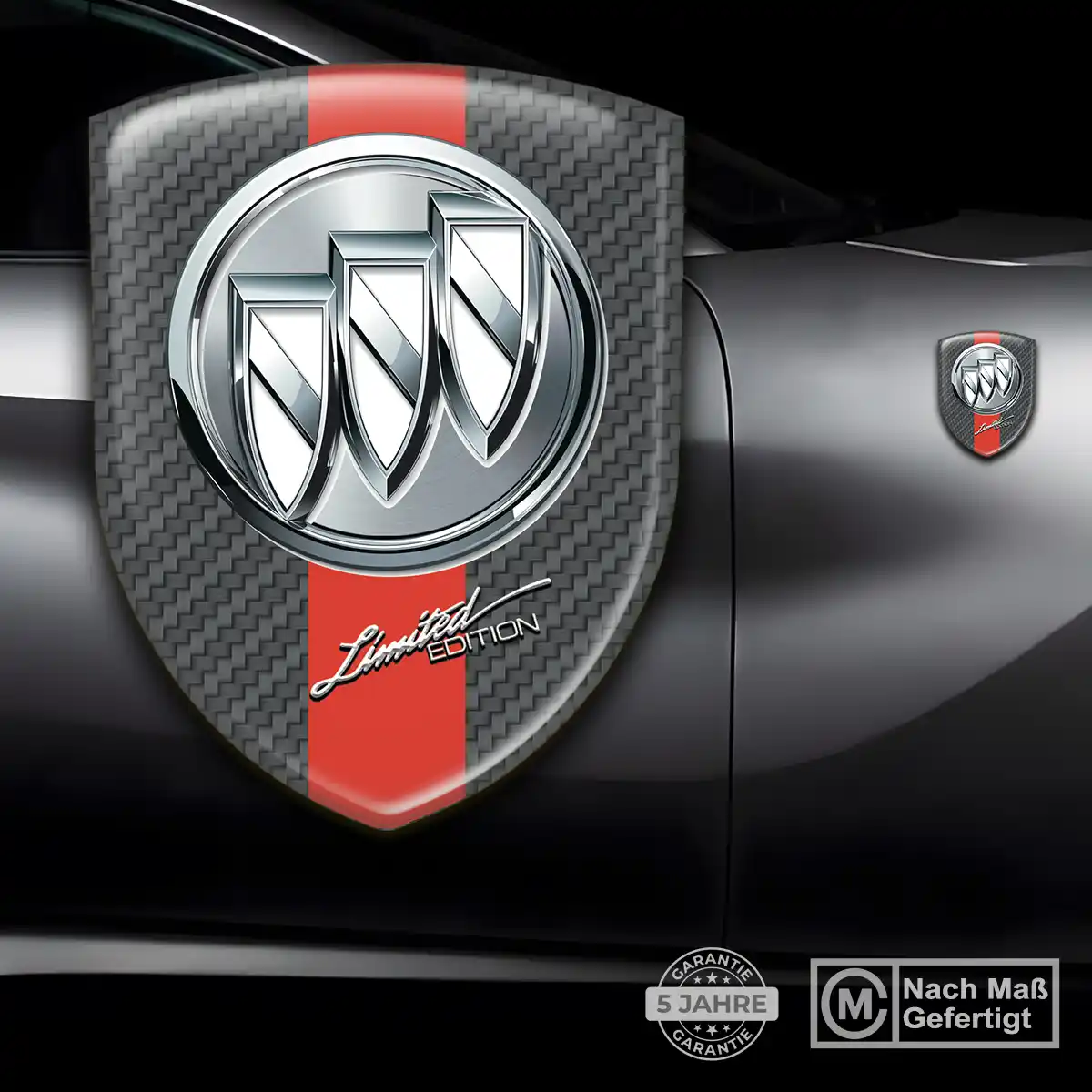 Buick Silikon Aufkleber Embleme Edles Design