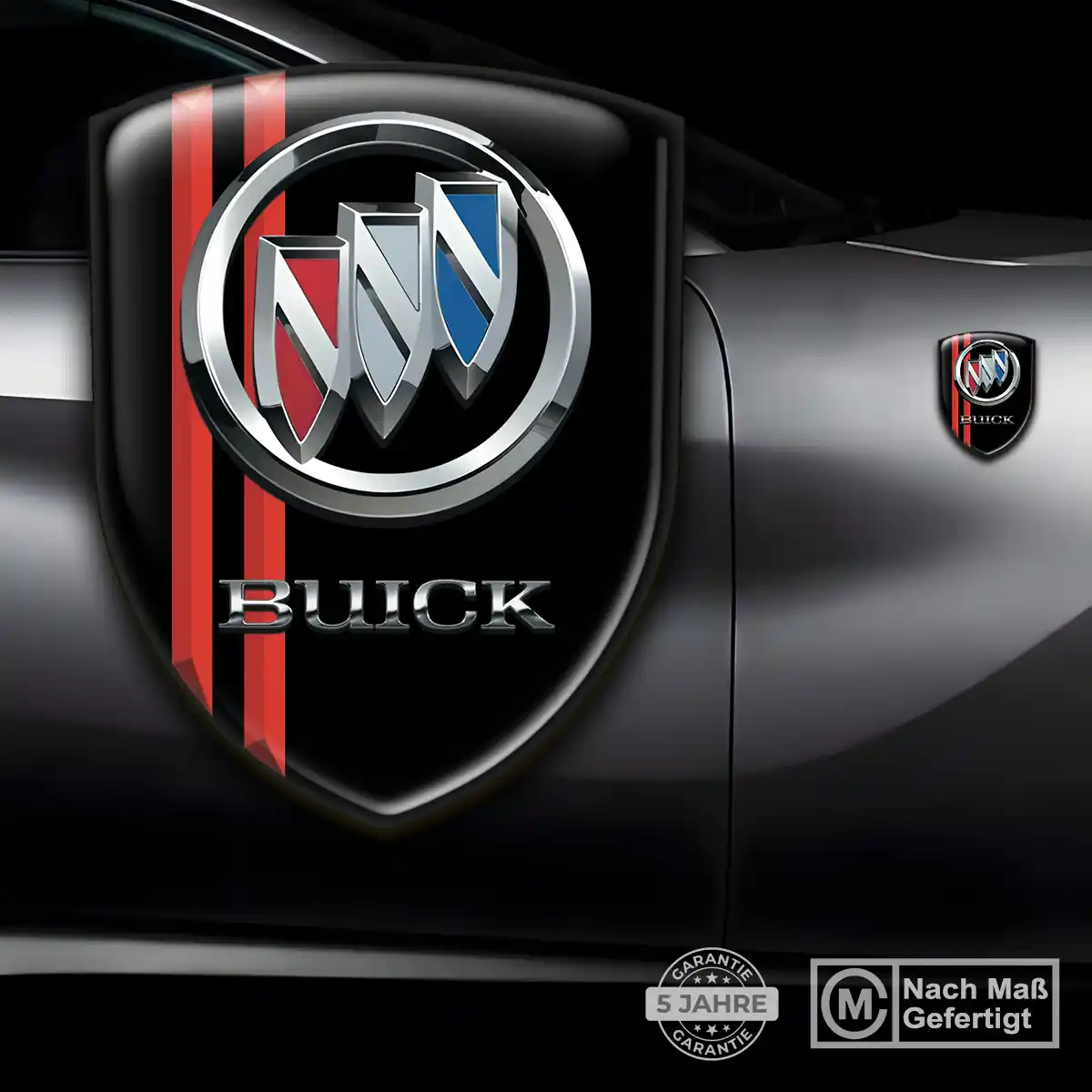 Buick Silikon Aufkleber Embleme Elegantes Design