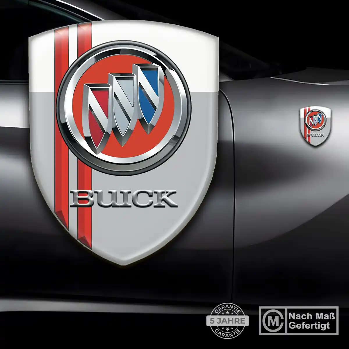Buick Silikon Aufkleber Markenedition