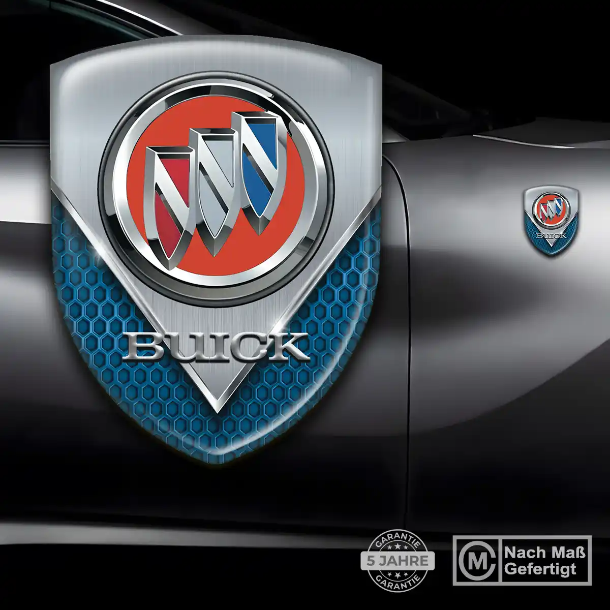 Buick Silikon Aufkleber Wappen Auto Elegantes Design
