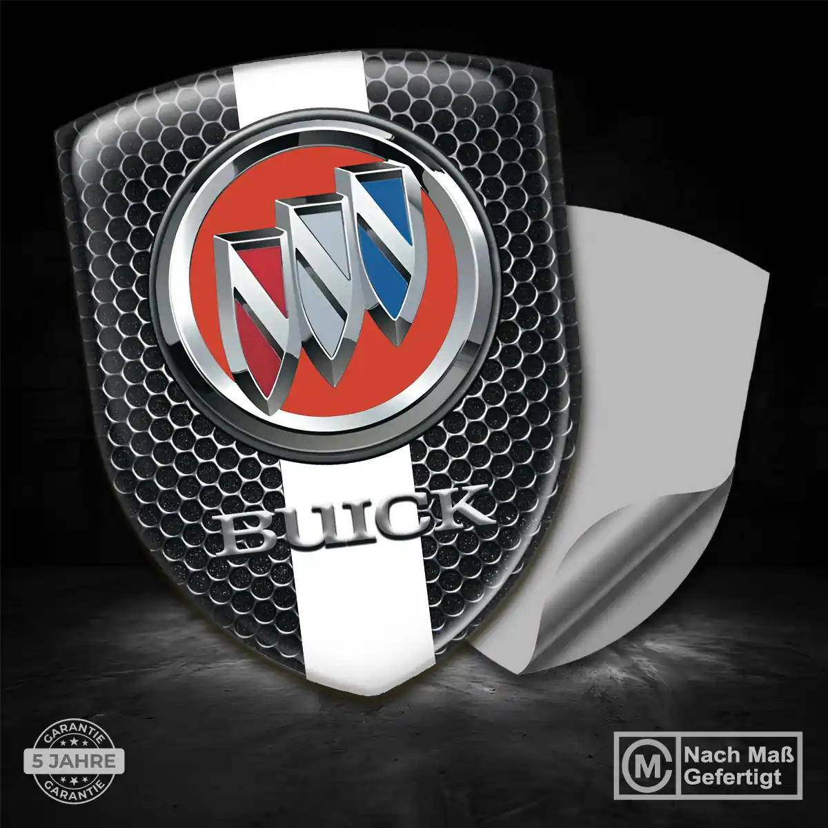 Buick Silikon Aufkleber Wappen Auto Markenedition