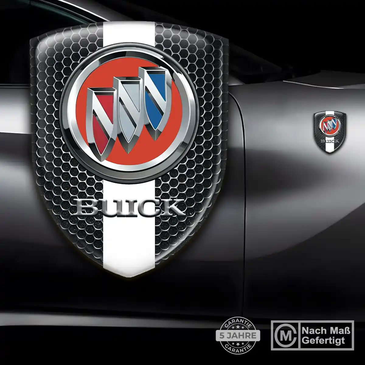 Buick Silikon Aufkleber Wappen Auto Markenedition