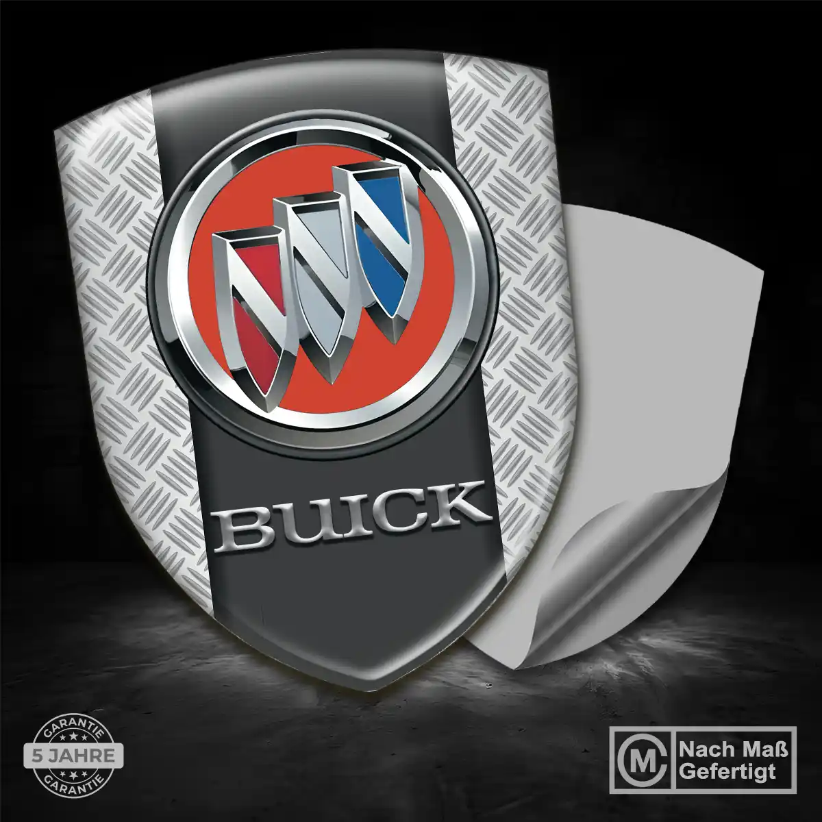 Buick Silikon Aufkleber Wappen Hochwertiges Harz