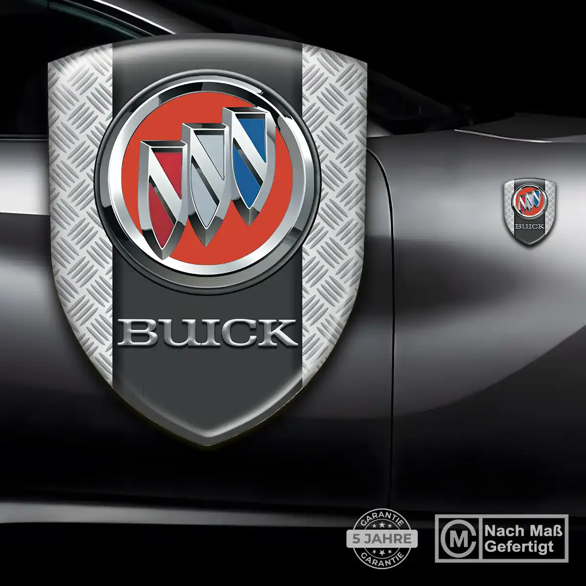 Buick Silikon Aufkleber Wappen Hochwertiges Harz