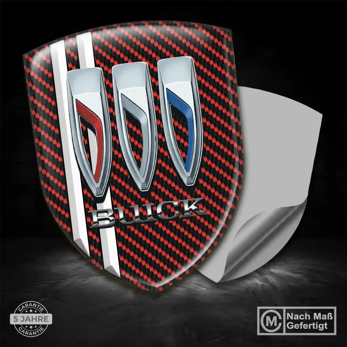 Buick Silikon Aufkleber Wappen Limitierte Auflage