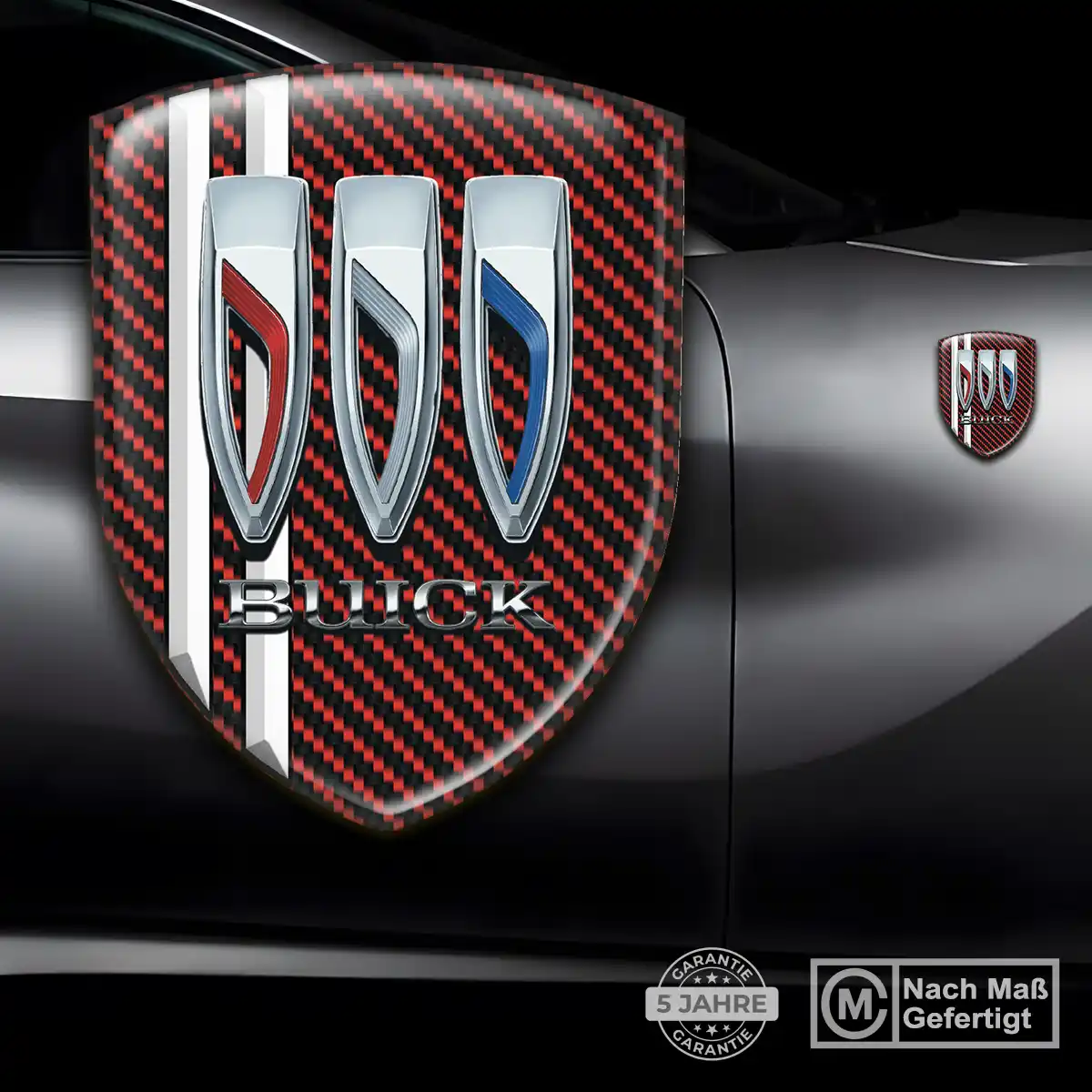 Buick Silikon Aufkleber Wappen Limitierte Auflage