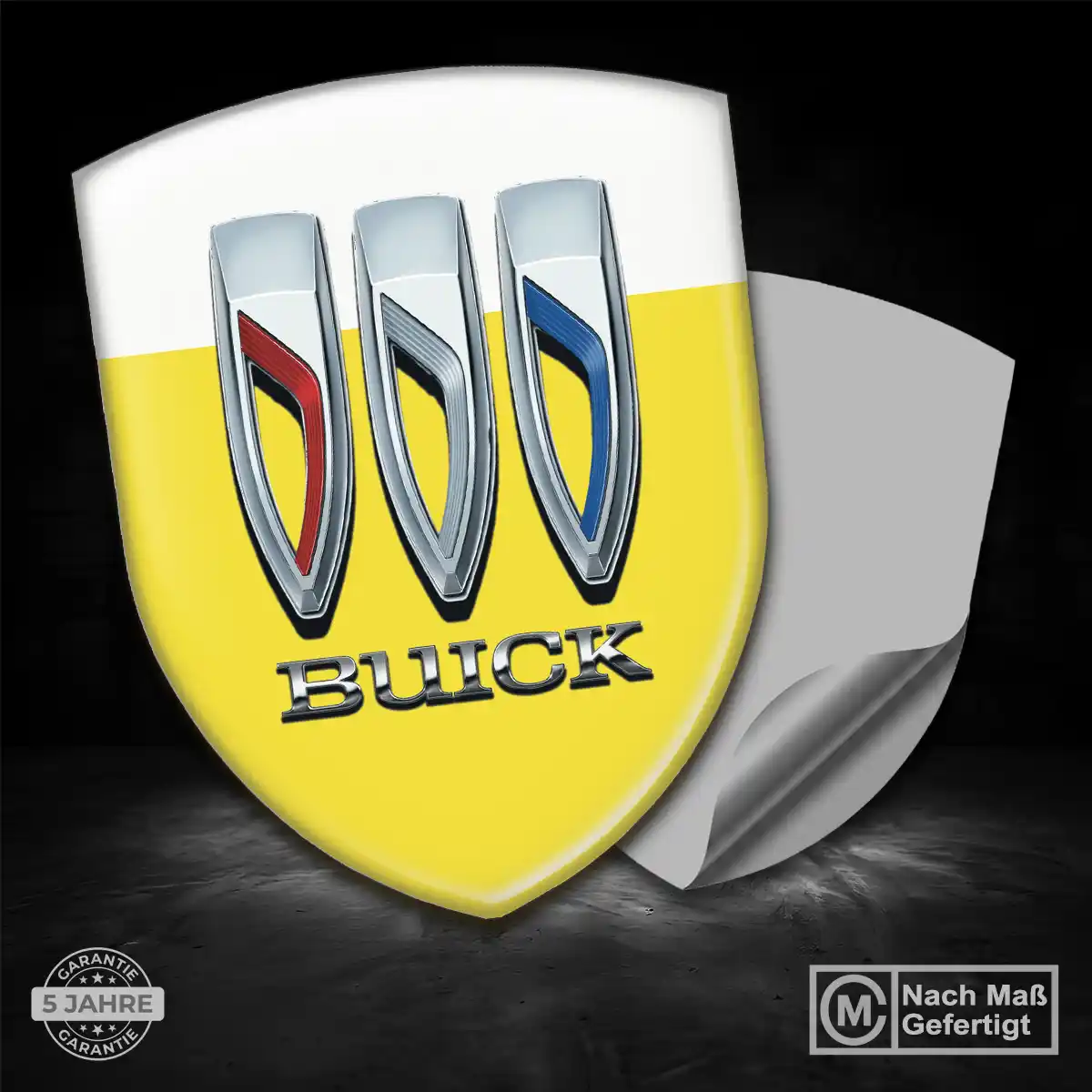 Buick Silikon Aufkleber Wappen Markenedition