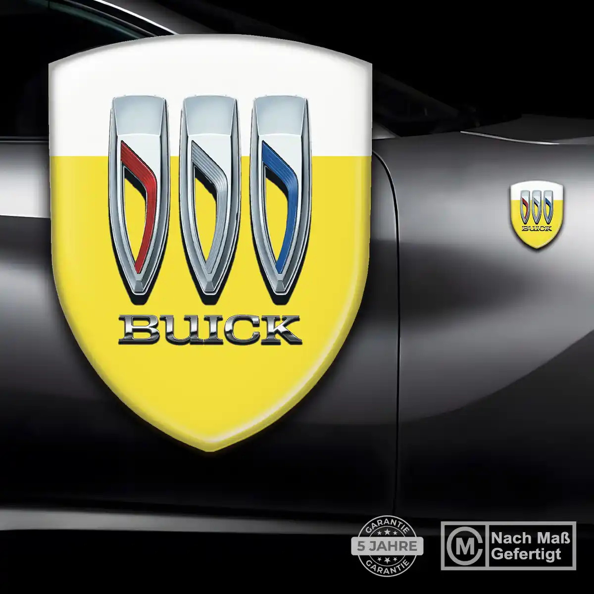 Buick Silikon Aufkleber Wappen Markenedition
