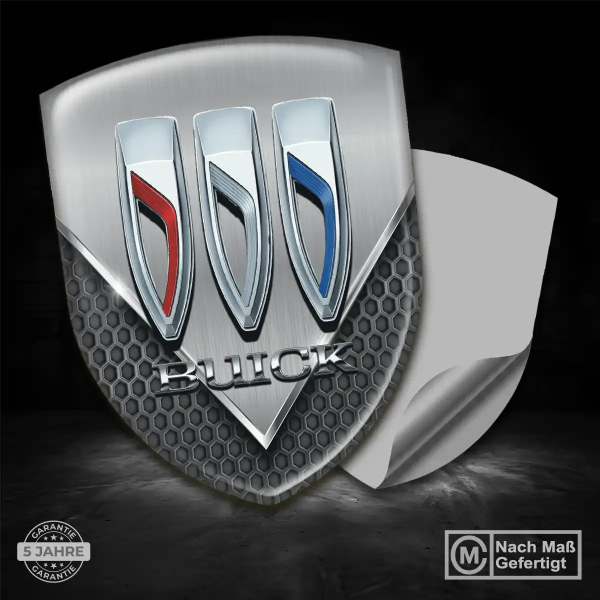 Buick Silikon Aufkleber Wappen Premiumqualität