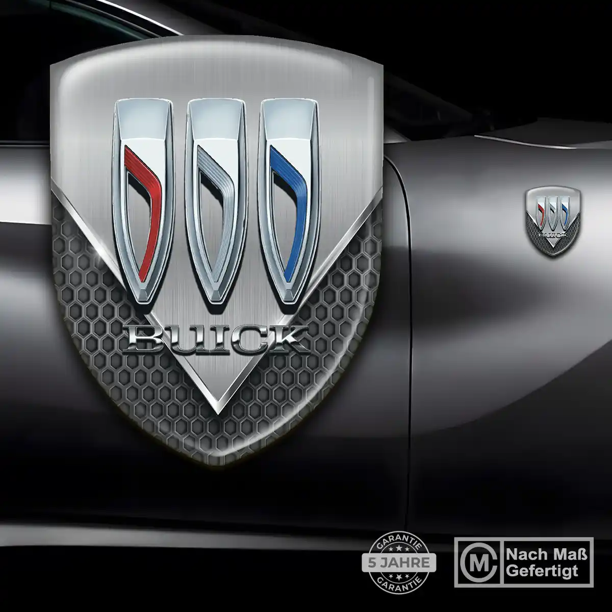 Buick Silikon Aufkleber Wappen Premiumqualität