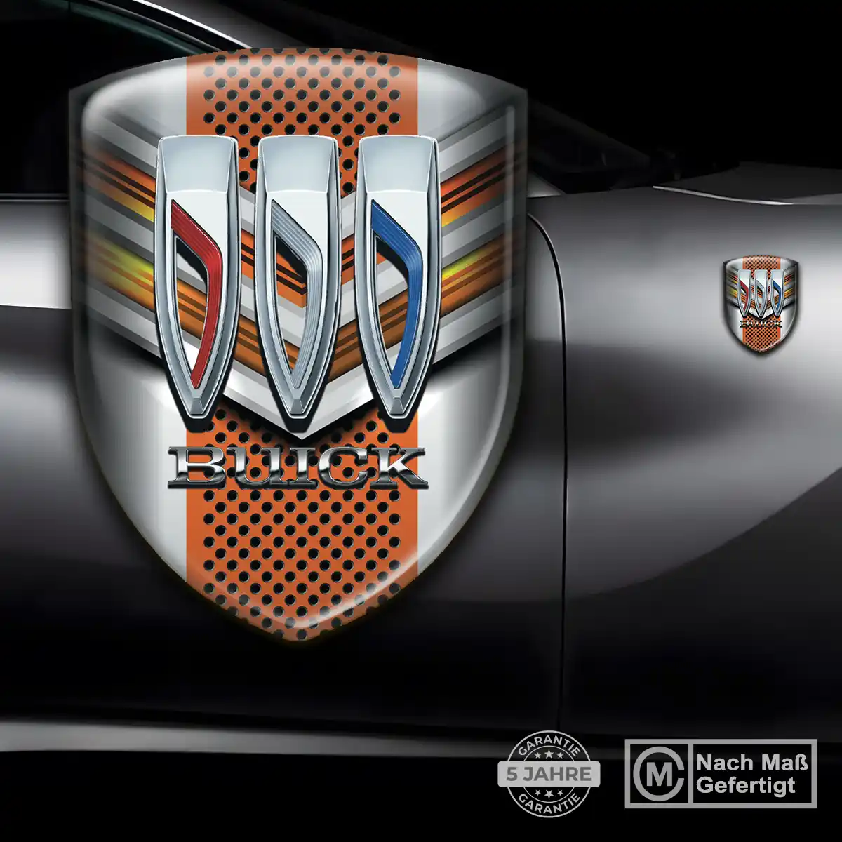 Buick Silikon Aufkleber Wappen Stilvolles Design