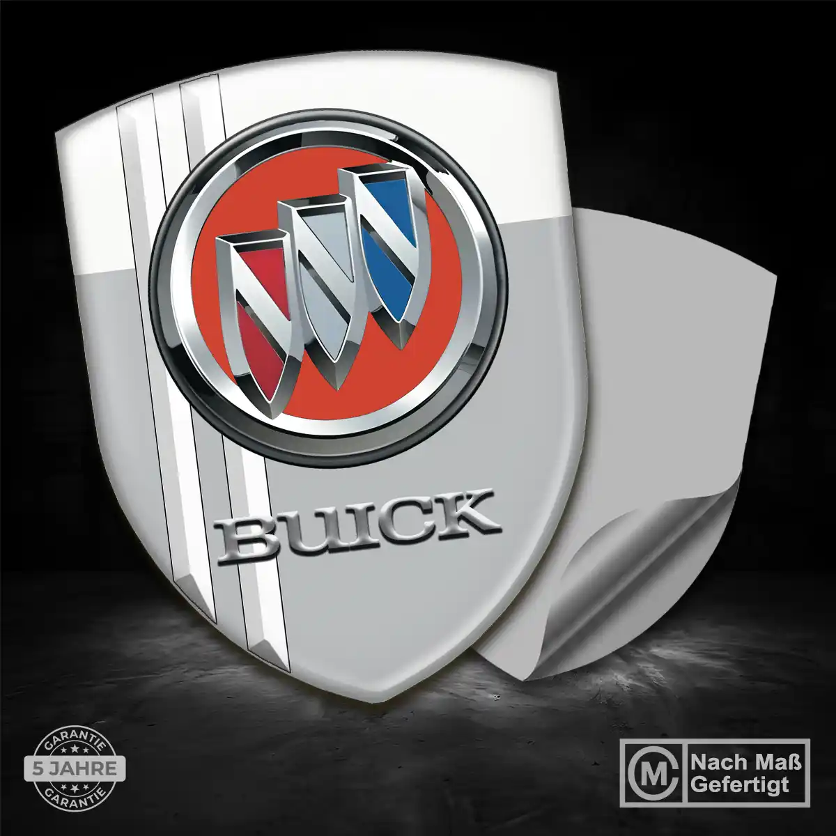 Buick Silikon Aufkleber Wappen Tuningfahrzeug