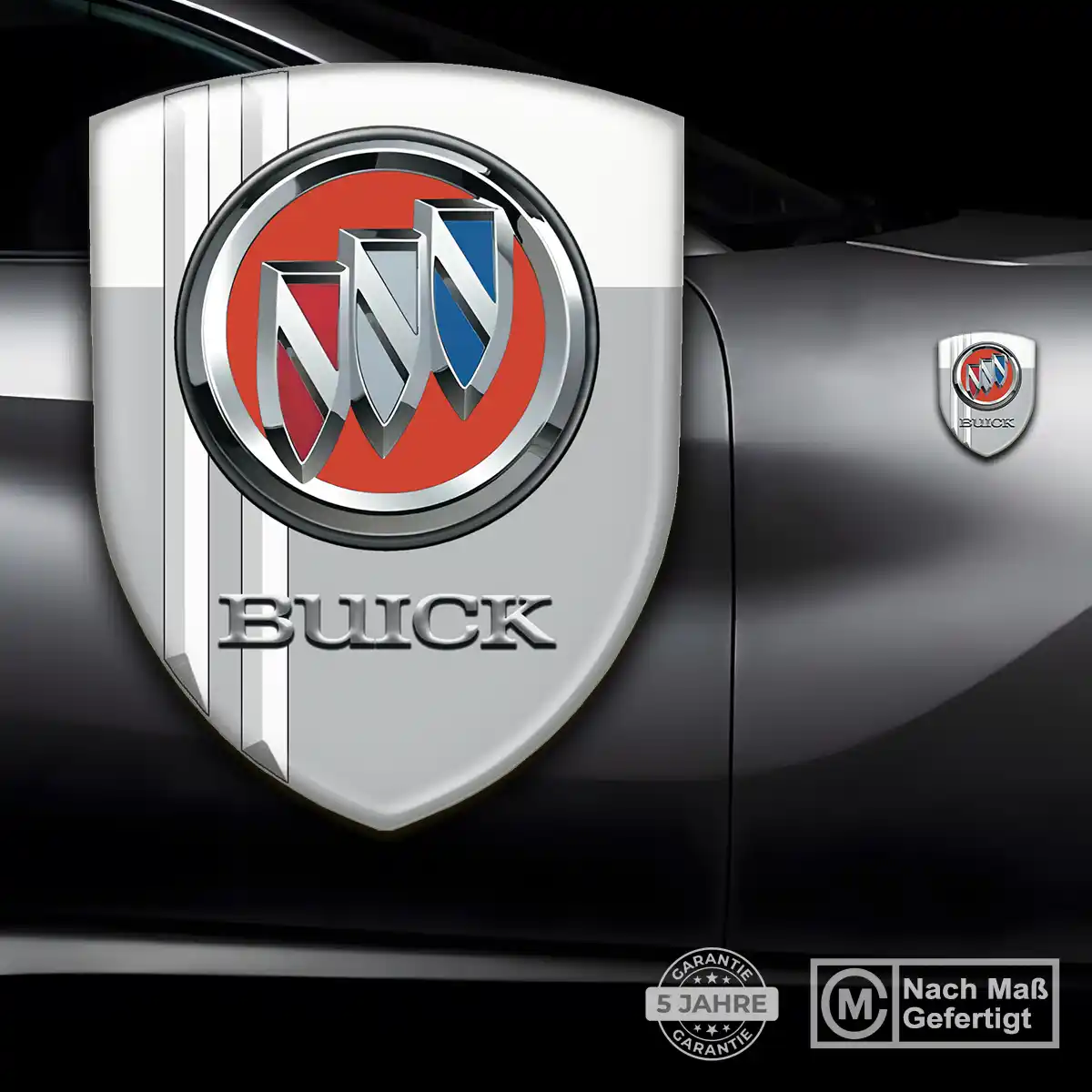 Buick Silikon Aufkleber Wappen Tuningfahrzeug