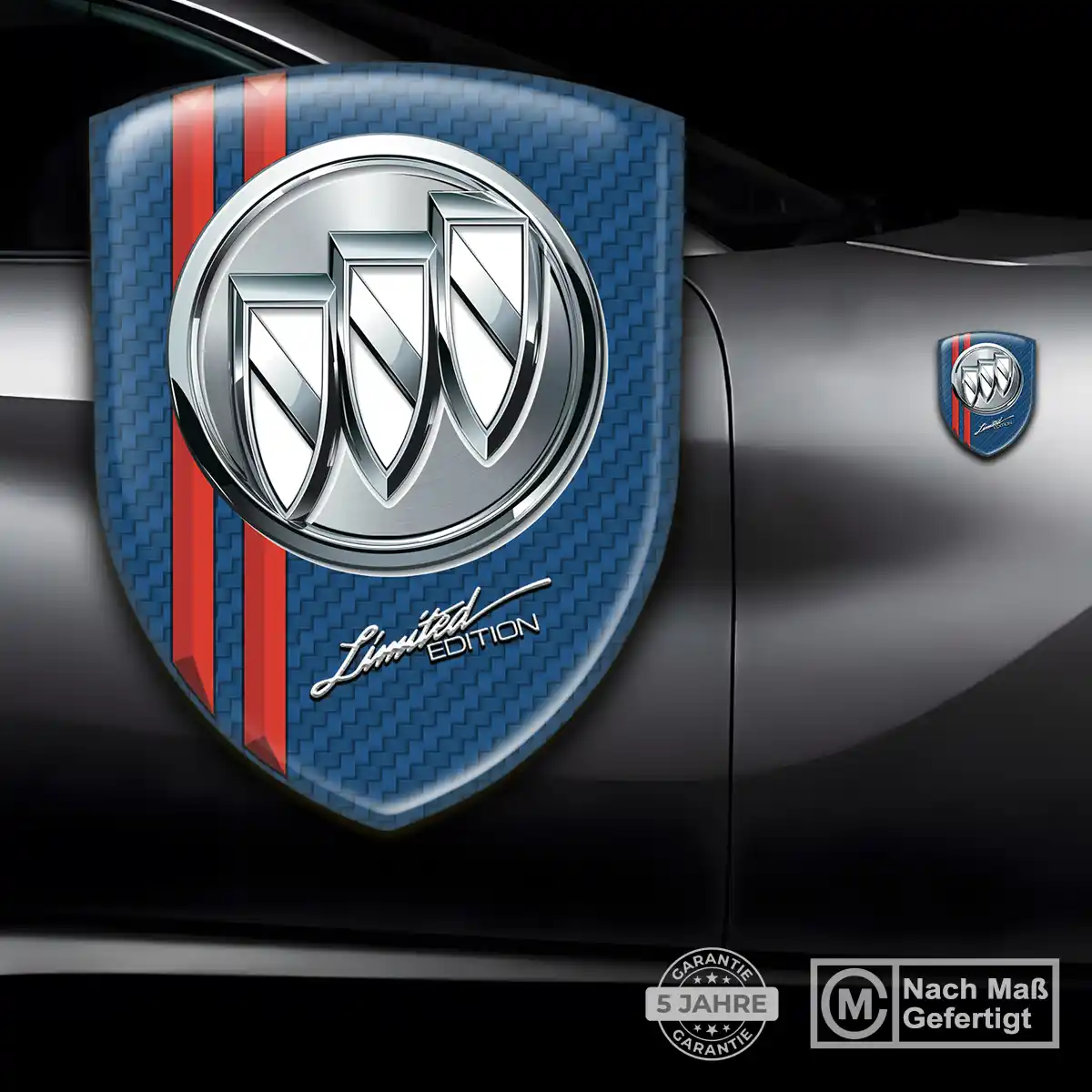 Buick Wappen Aufkleber Auto Premiumqualität