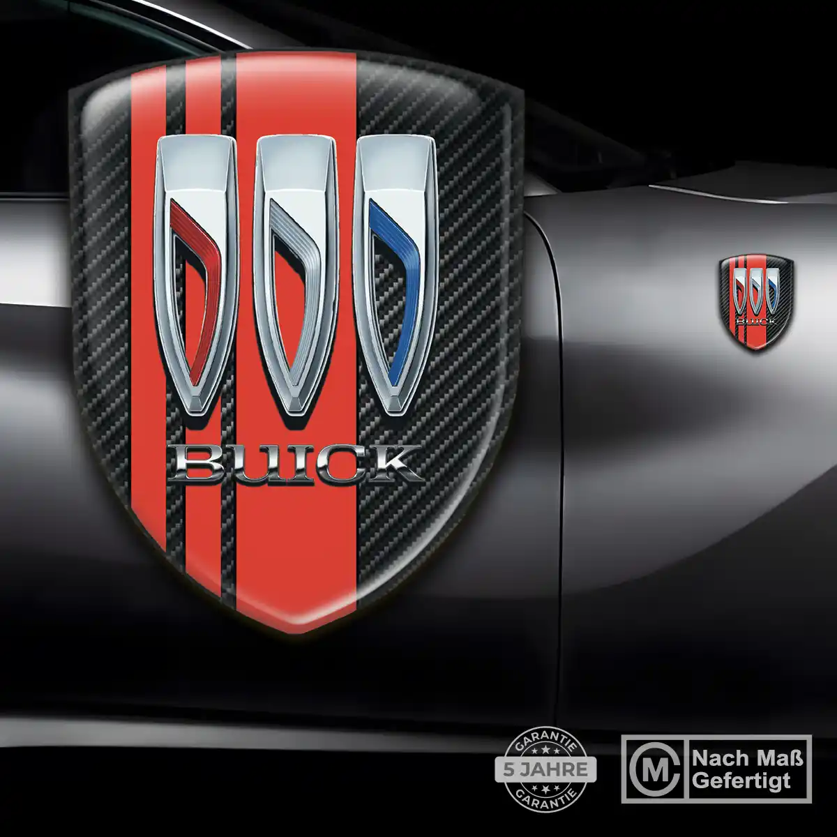 Buick Wappen Aufkleber Edles Design