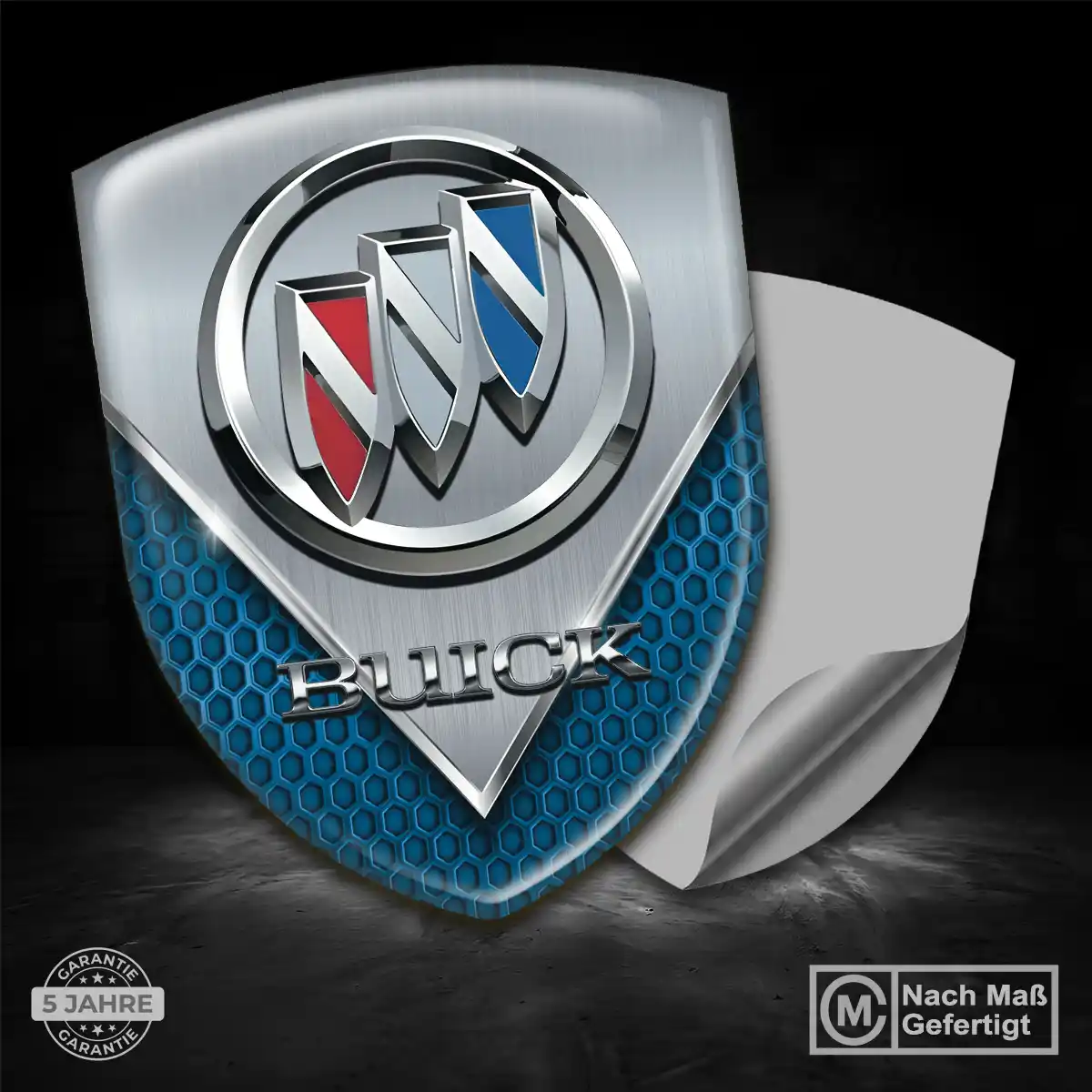 Buick Wappen Aufkleber Emblem Auto Hochwertiges Harz