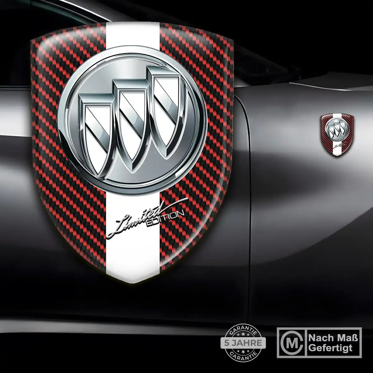 Buick Wappen Aufkleber Emblem Edles Design