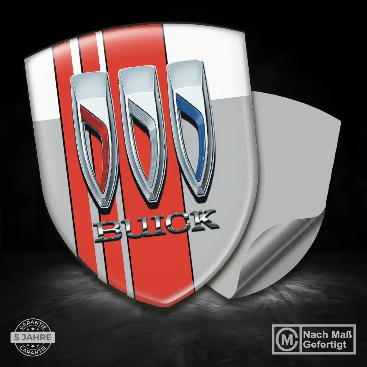 Buick Wappen Aufkleber Emblem Elegantes Design