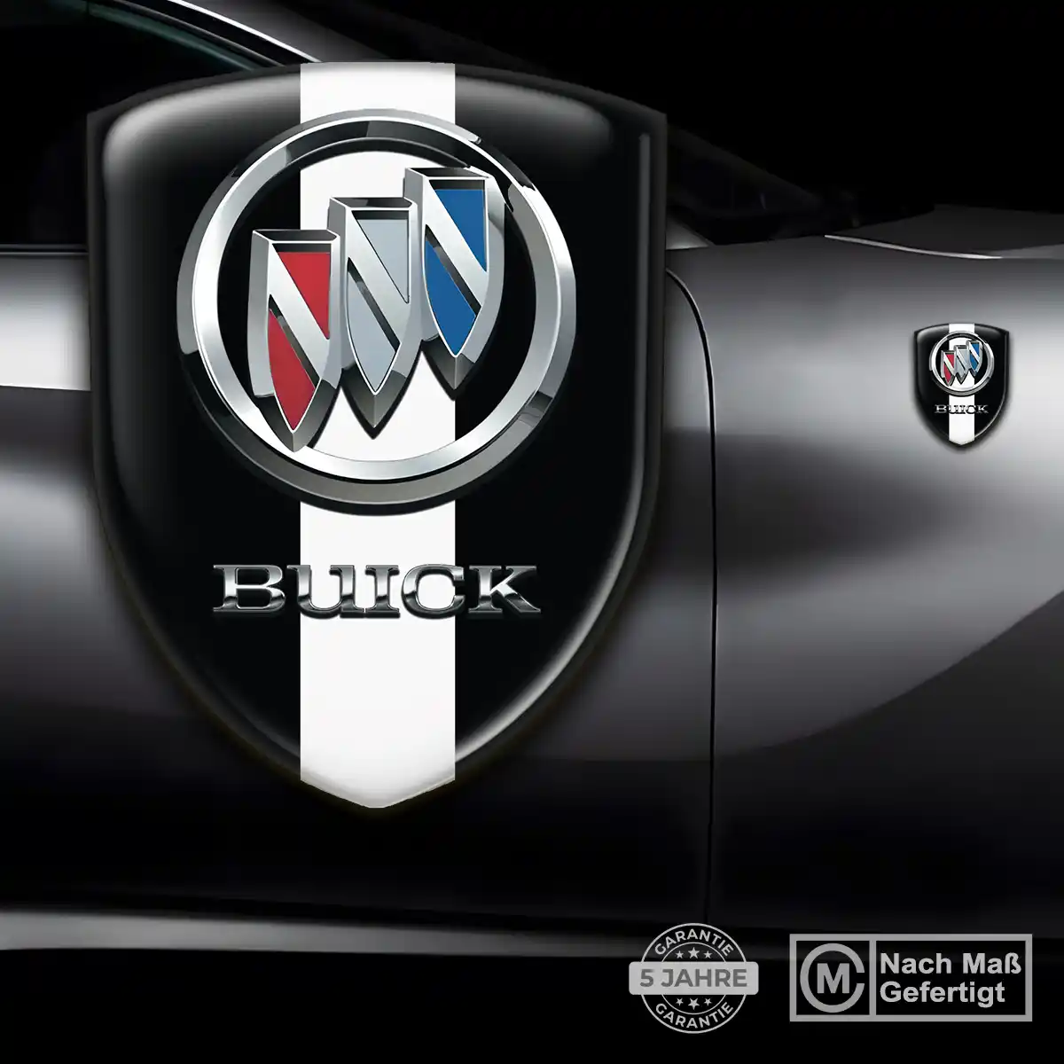 Buick Wappen Aufkleber Emblem Hochwertiges Harz