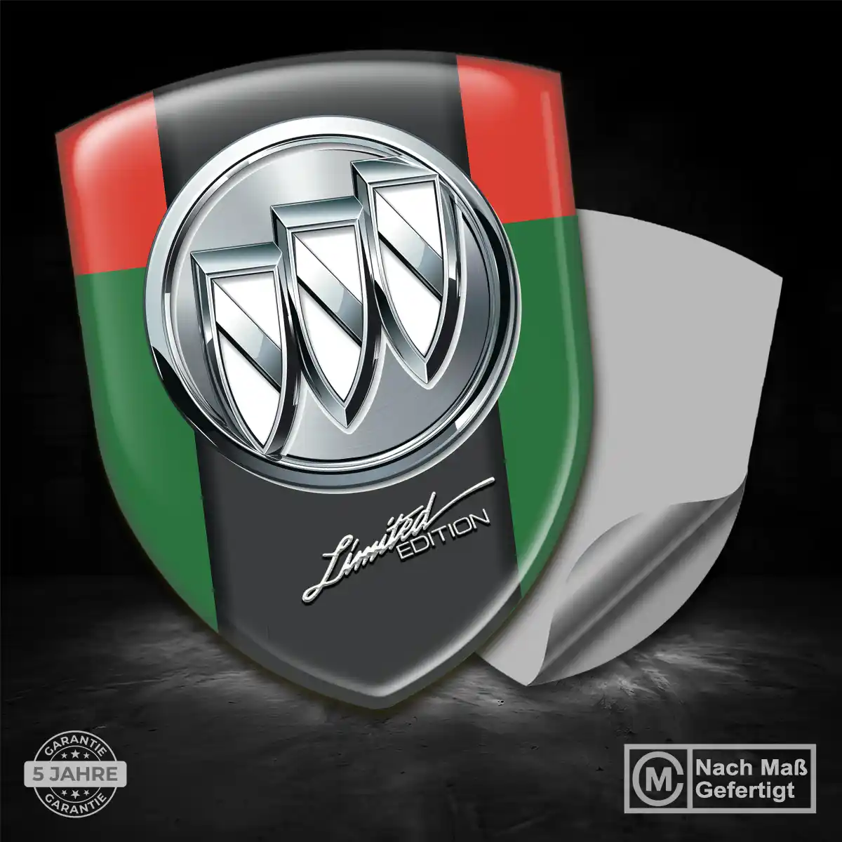 Buick Wappen Aufkleber Emblem Premium-Edition
