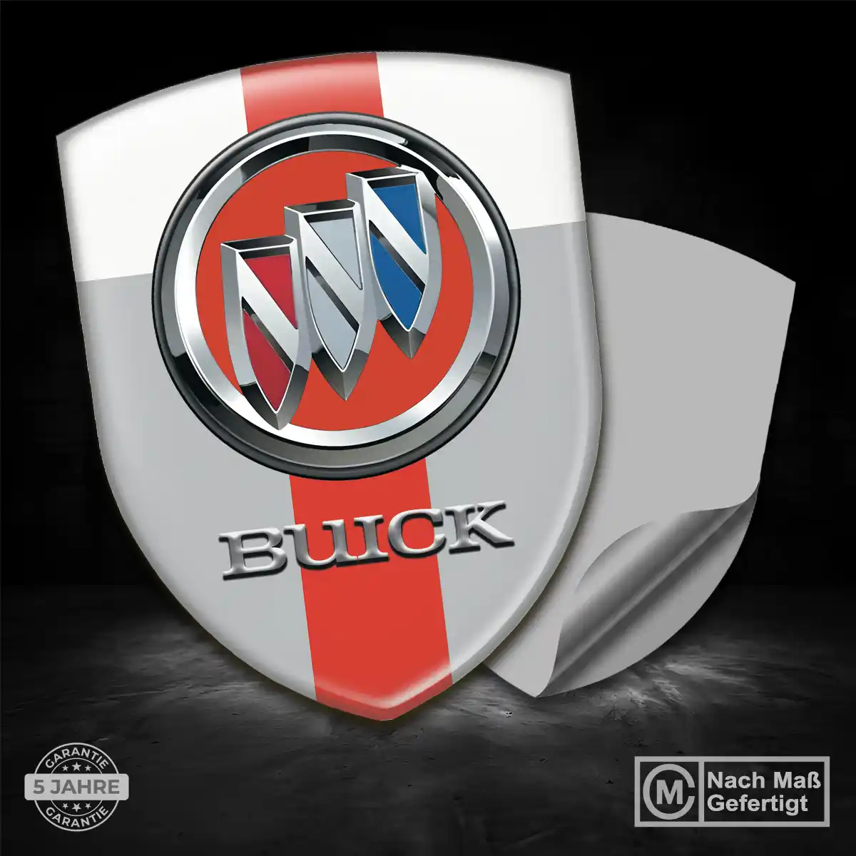 Buick Wappen Aufkleber Emblem Premiumqualität