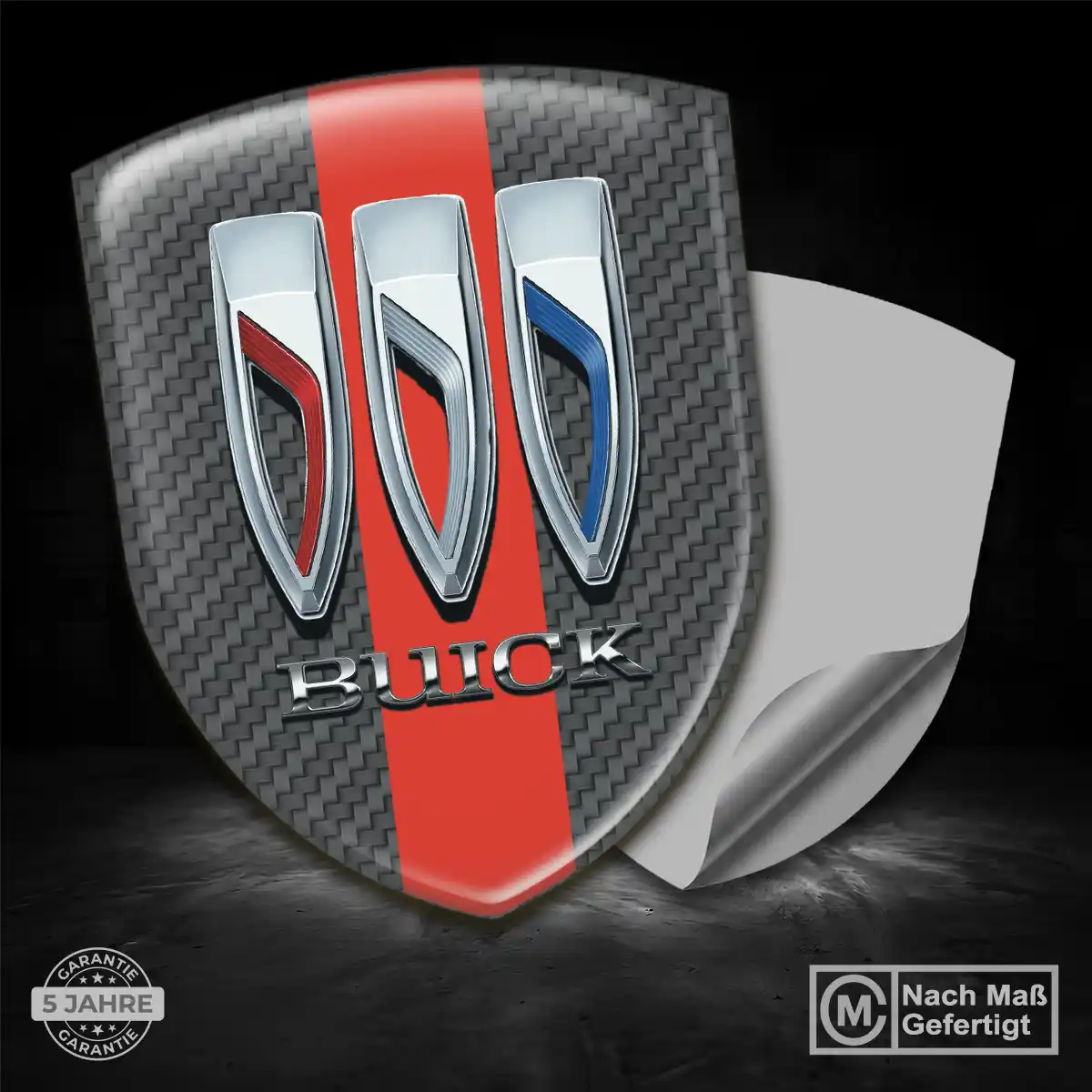 Buick Wappen Aufkleber Emblem Stilvolles Design