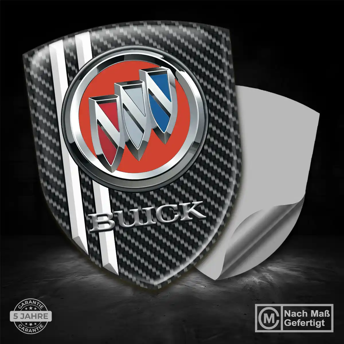 Buick Wappen Aufkleber Emblem Tuningfahrzeug