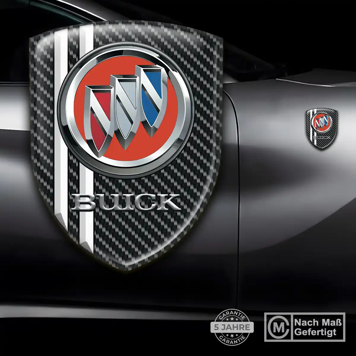 Buick Wappen Aufkleber Emblem Tuningfahrzeug