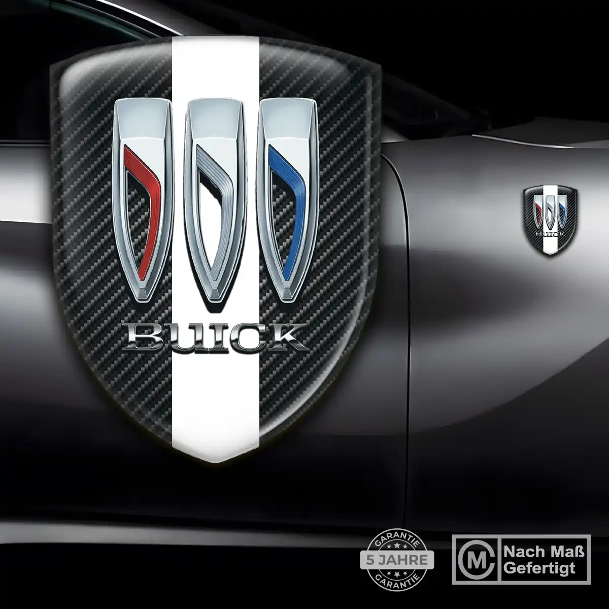 Buick Wappen Aufkleber Hochwertiges Harz