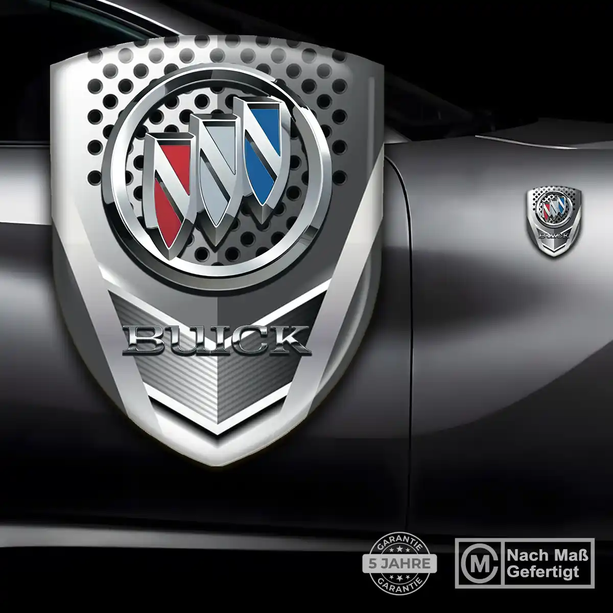 Buick Wappen Emblem Aufkleber Auto Elegantes Design