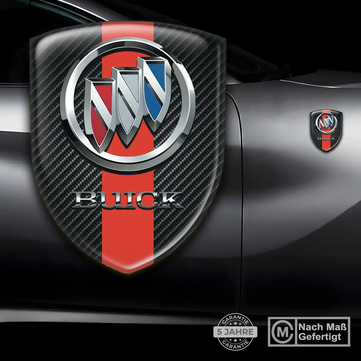 Buick Wappen Emblem Aufkleber Auto Limitierte Auflage
