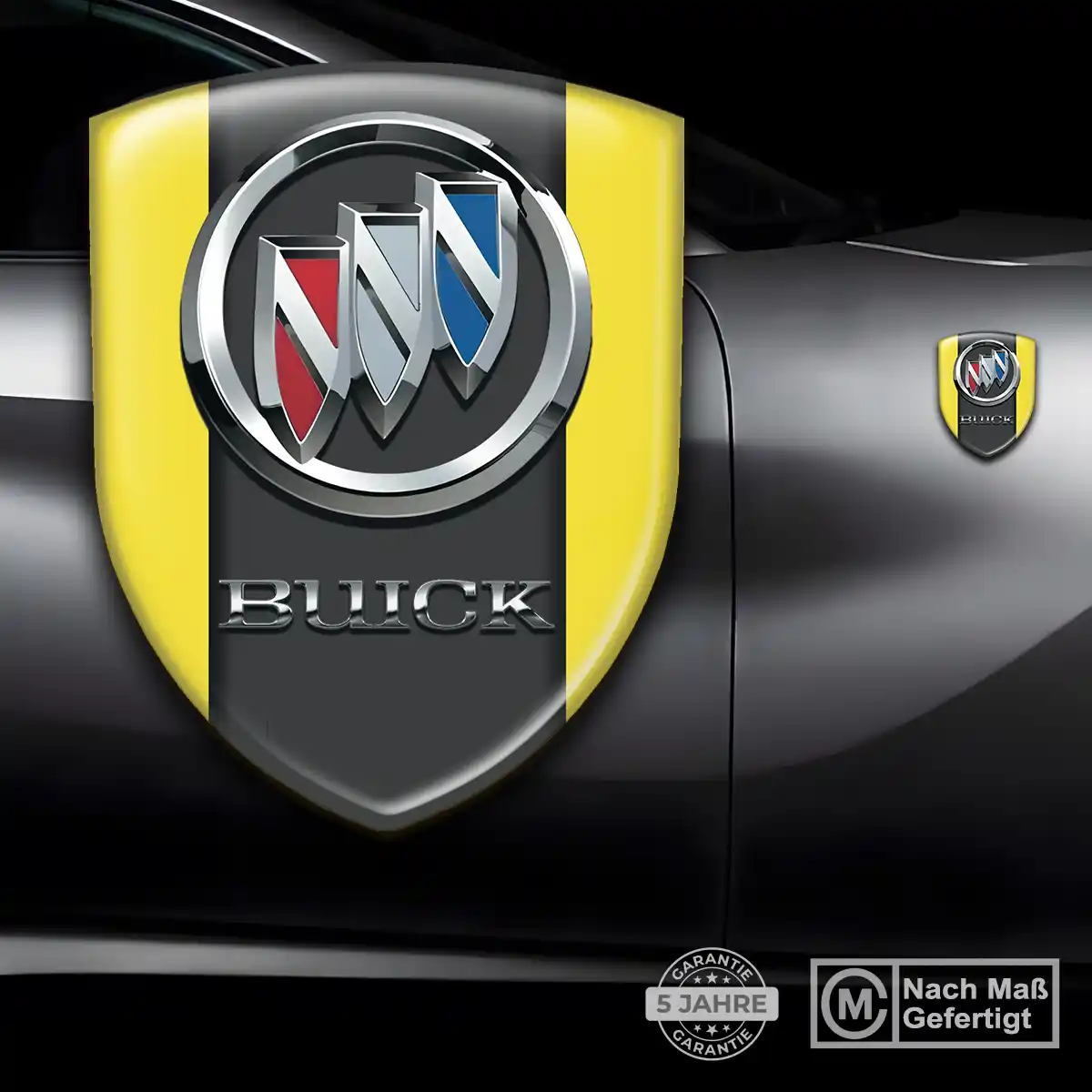 Buick Wappen Emblem Aufkleber Edles Design