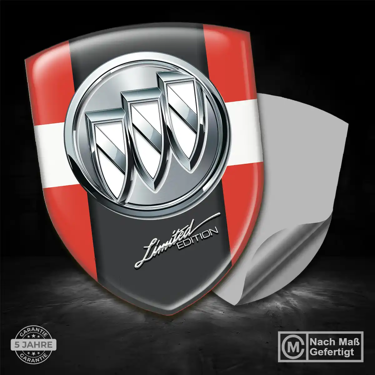 Buick Wappen Emblem Aufkleber Elegantes Design