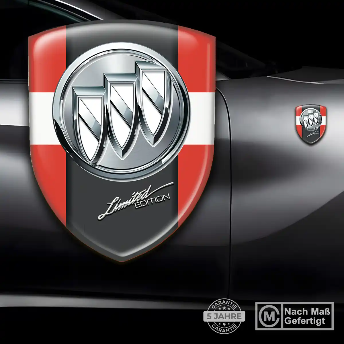 Buick Wappen Emblem Aufkleber Elegantes Design