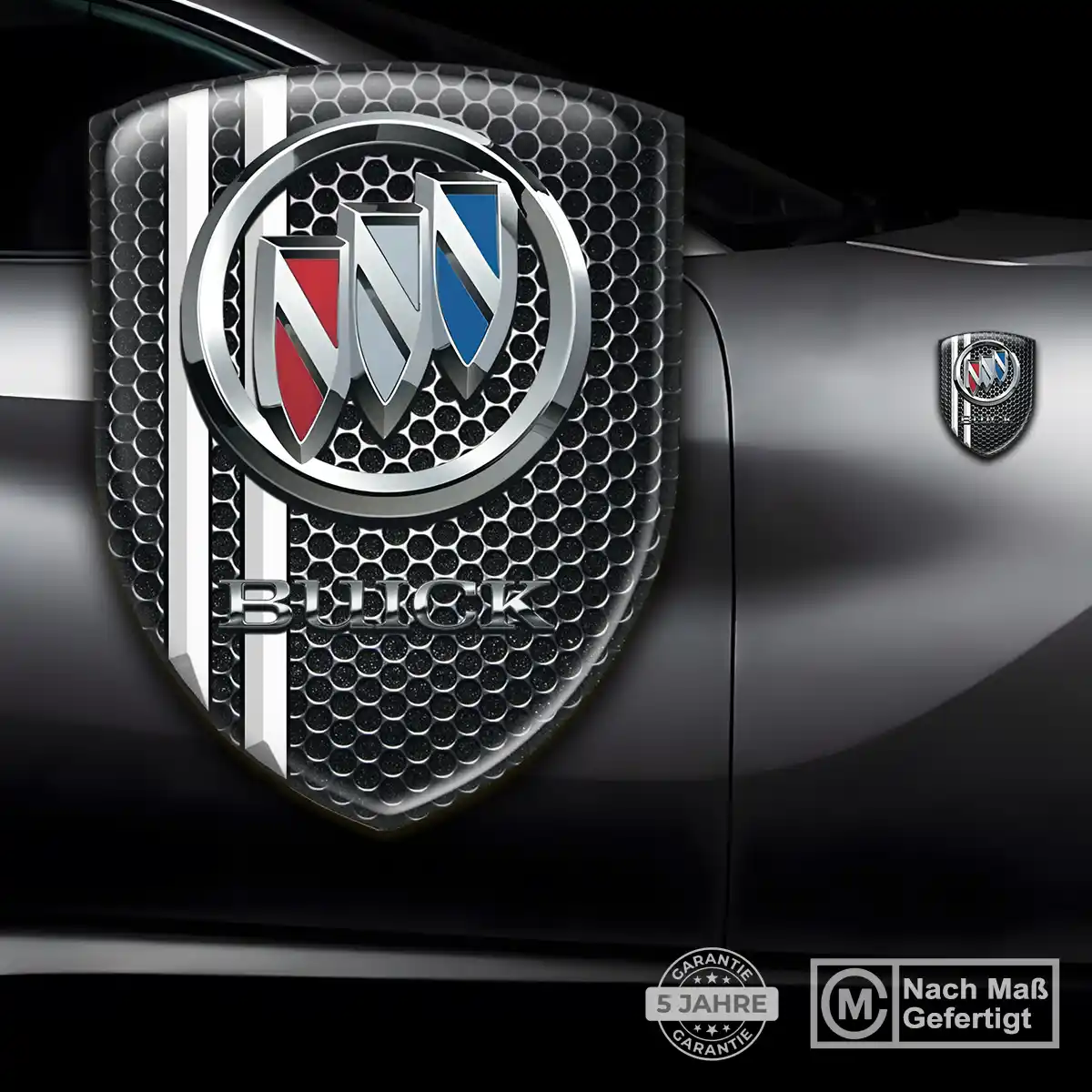 Buick Wappen Emblem Aufkleber Interieurdesign