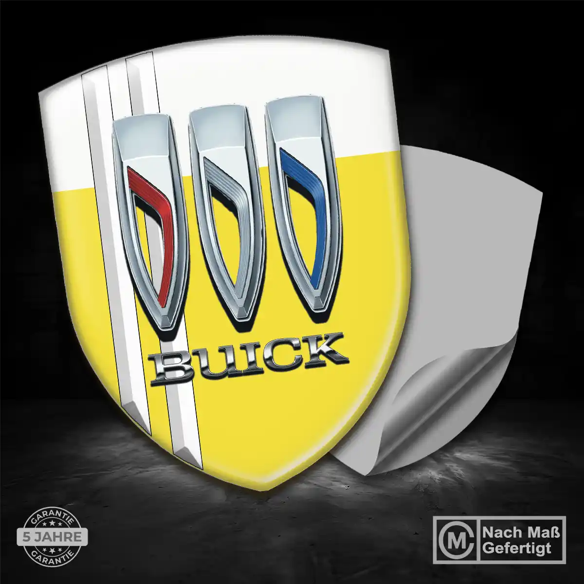 Buick Wappen Emblem Aufkleber Limitierte Auflage