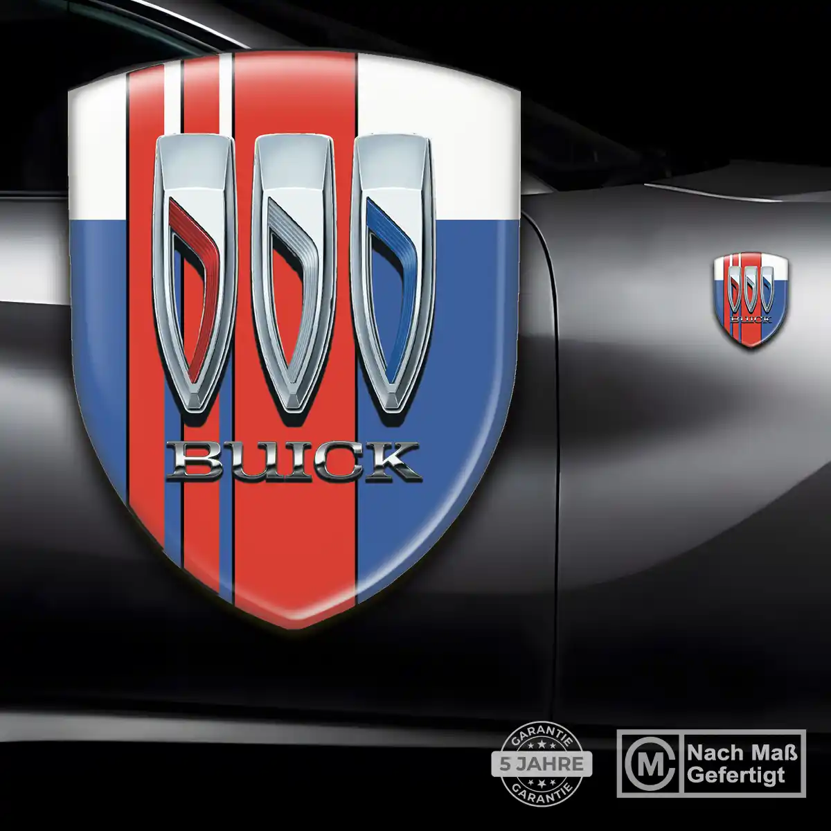 Buick Wappen Emblem Aufkleber Markenedition
