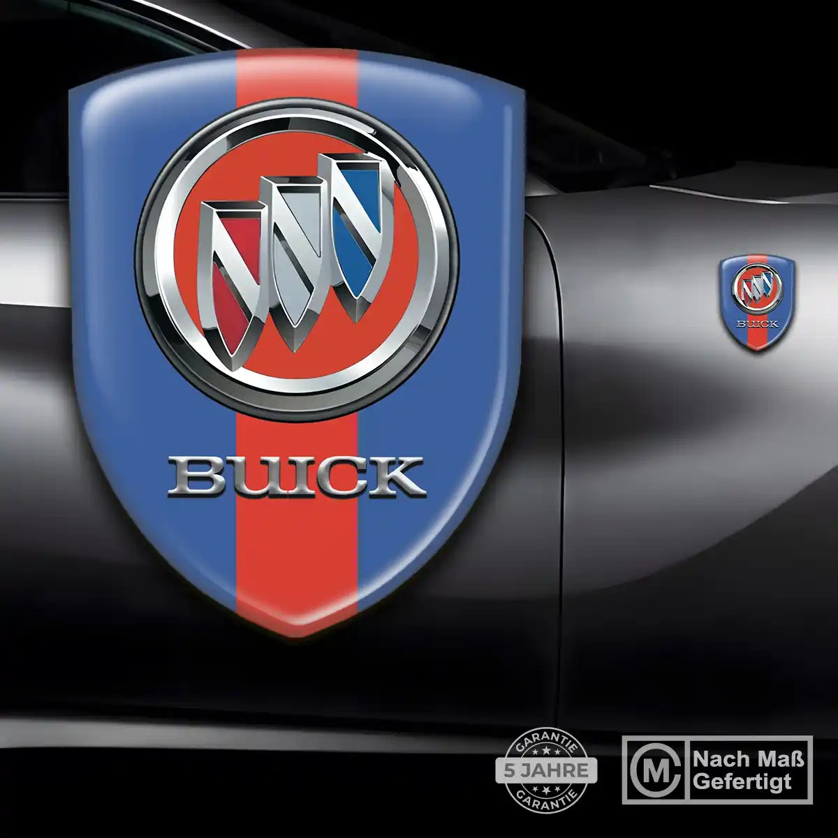 Buick Wappen Emblem Aufkleber Premium-Edition